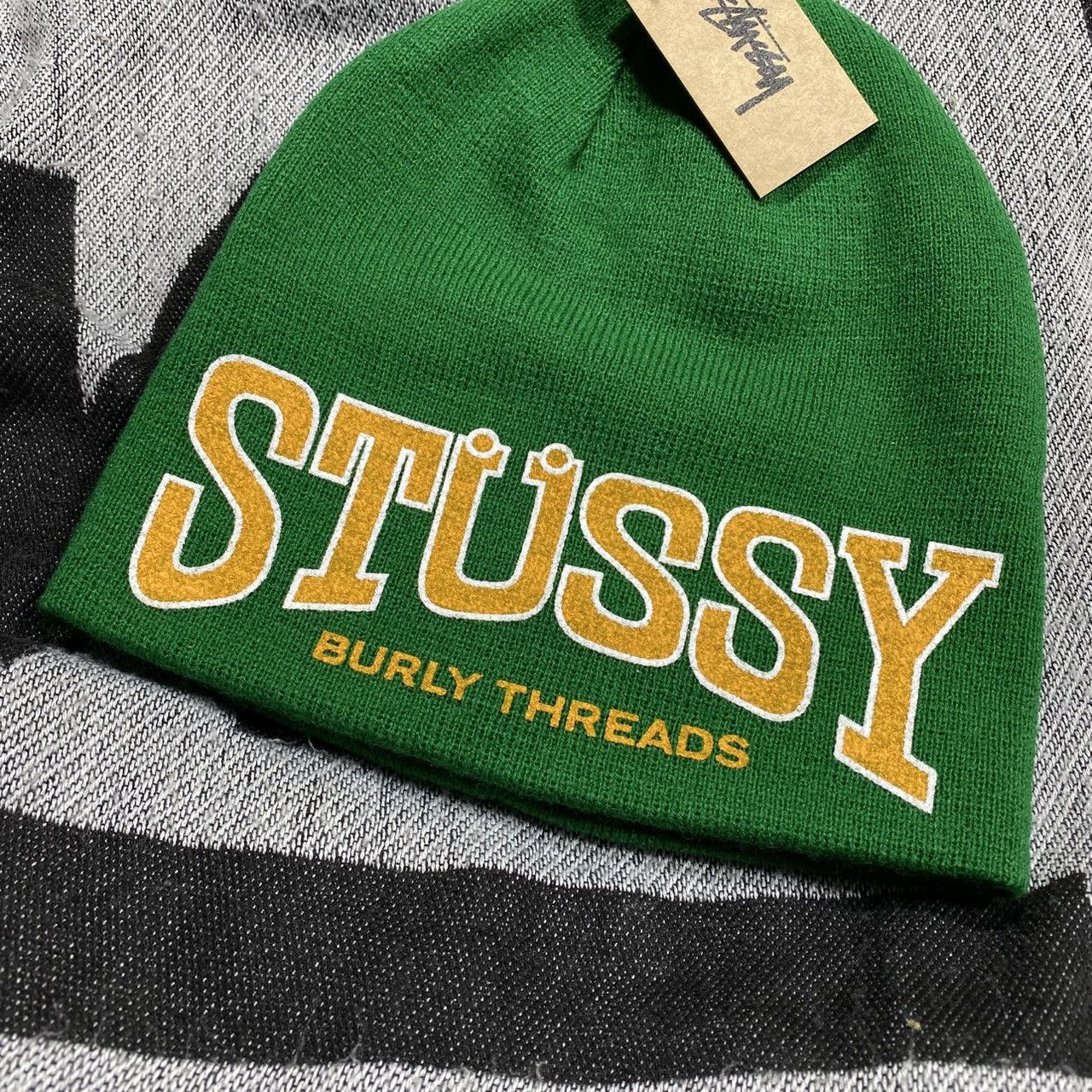 Stussy STUSSY BURLY THREADS SKULLCAP BEANIE HAT • Size ONE SIZE - 2 Thumbnail