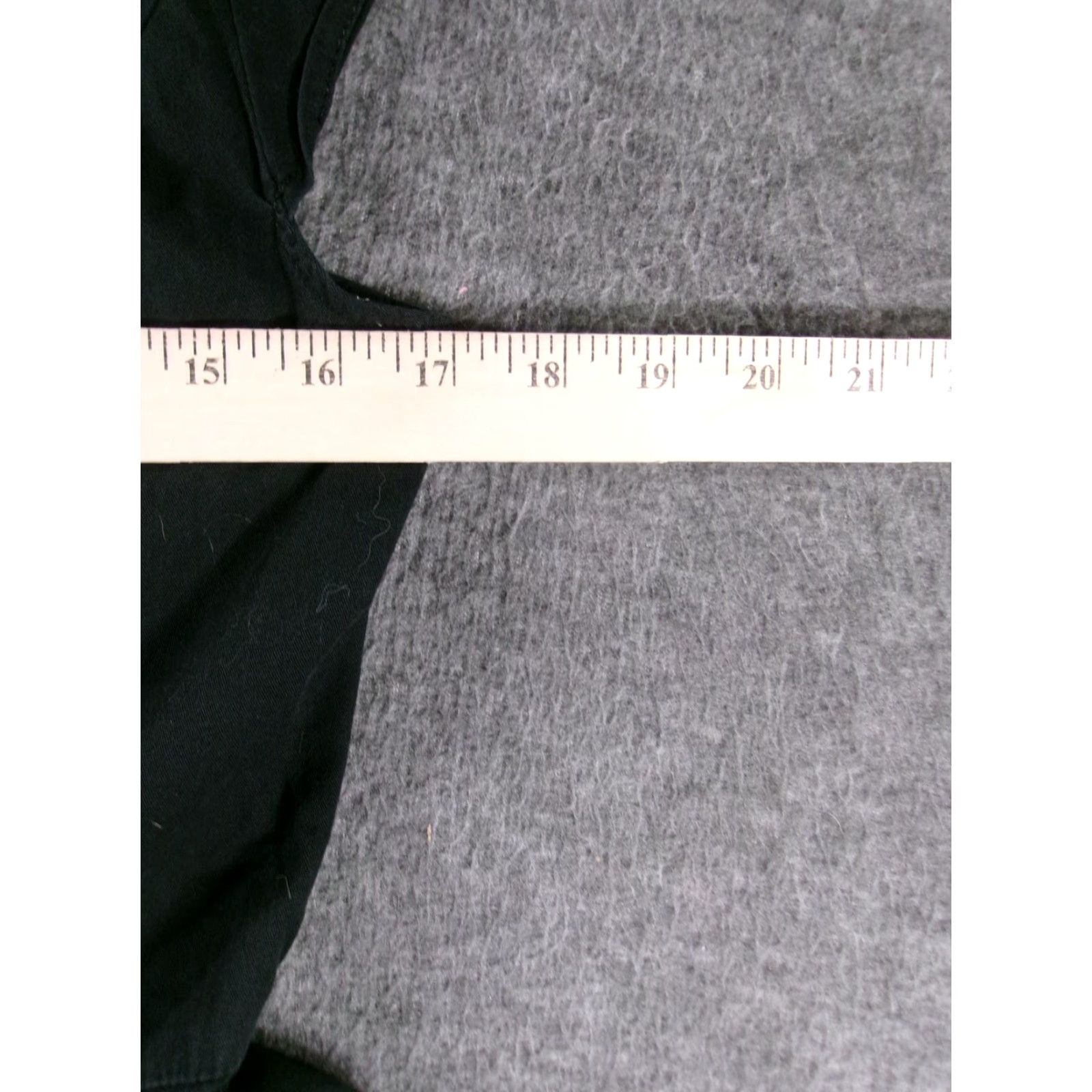 Vintage PUKAVT Dress Women Large Fit and Flare Cap Sleeve Black Cotton Spandex A-Line Size L / US 10 / IT 46 - 3 Thumbnail