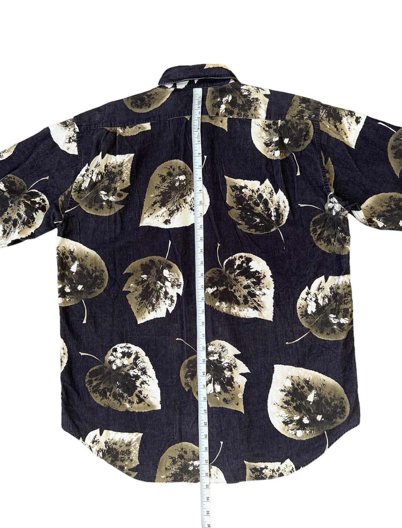 Paul Smith Paul Smith London Made in Japan Printed Leaf Corduroy Shirt Size US L / EU 52-54 / 3 - 5 Thumbnail