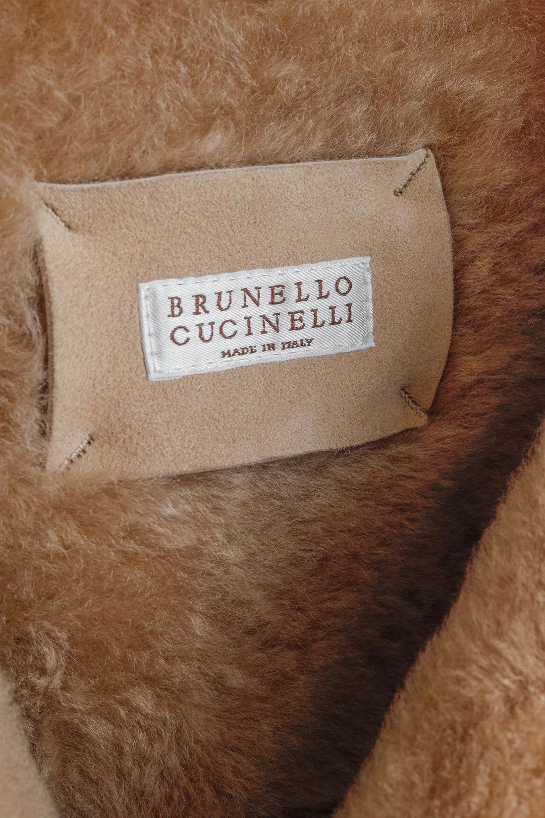 Brunello Cucinelli Brunello Cucinelli F/19 Straight Hair Shearling Pea Coat Size US S / EU 44-46 / 1 - 5 Thumbnail