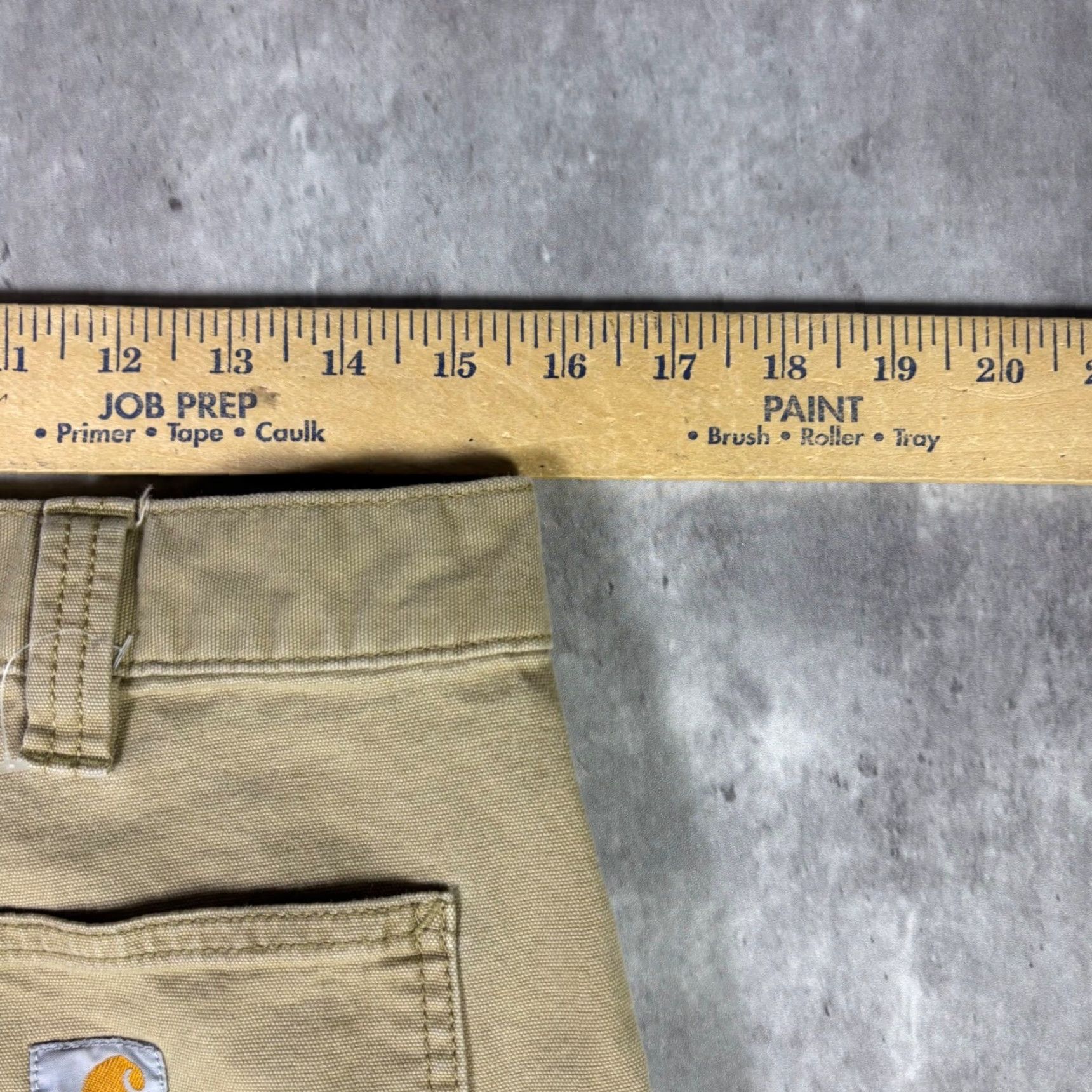 Carhartt Carhartt Relaxed Fit Work Pants Khaki Mens 32x29 Carpenter Utility Workwear Canvas Beige Mens Size US 32 / EU 48 - 4 Thumbnail