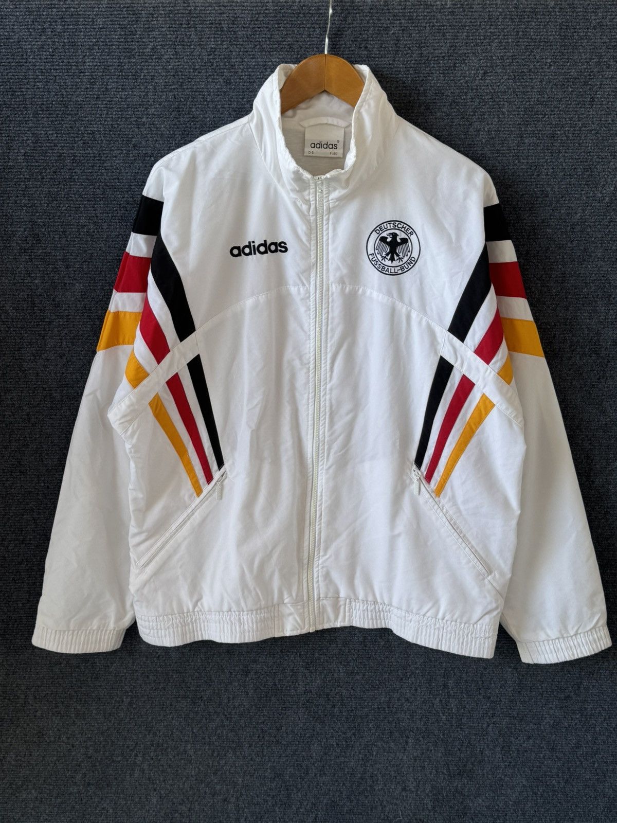 Other VINTAGE 90’s ADIDAS GERMANY 1996 WOVEN TRACK JACKET 🇩🇪🏆 Size US L / EU 52-54 / 3 - 1 Thumbnail