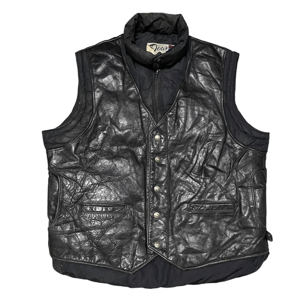 Schott Vintage Schott Goose Down Puffer Vest Size US L / EU 52-54 / 3 - 1 Thumbnail