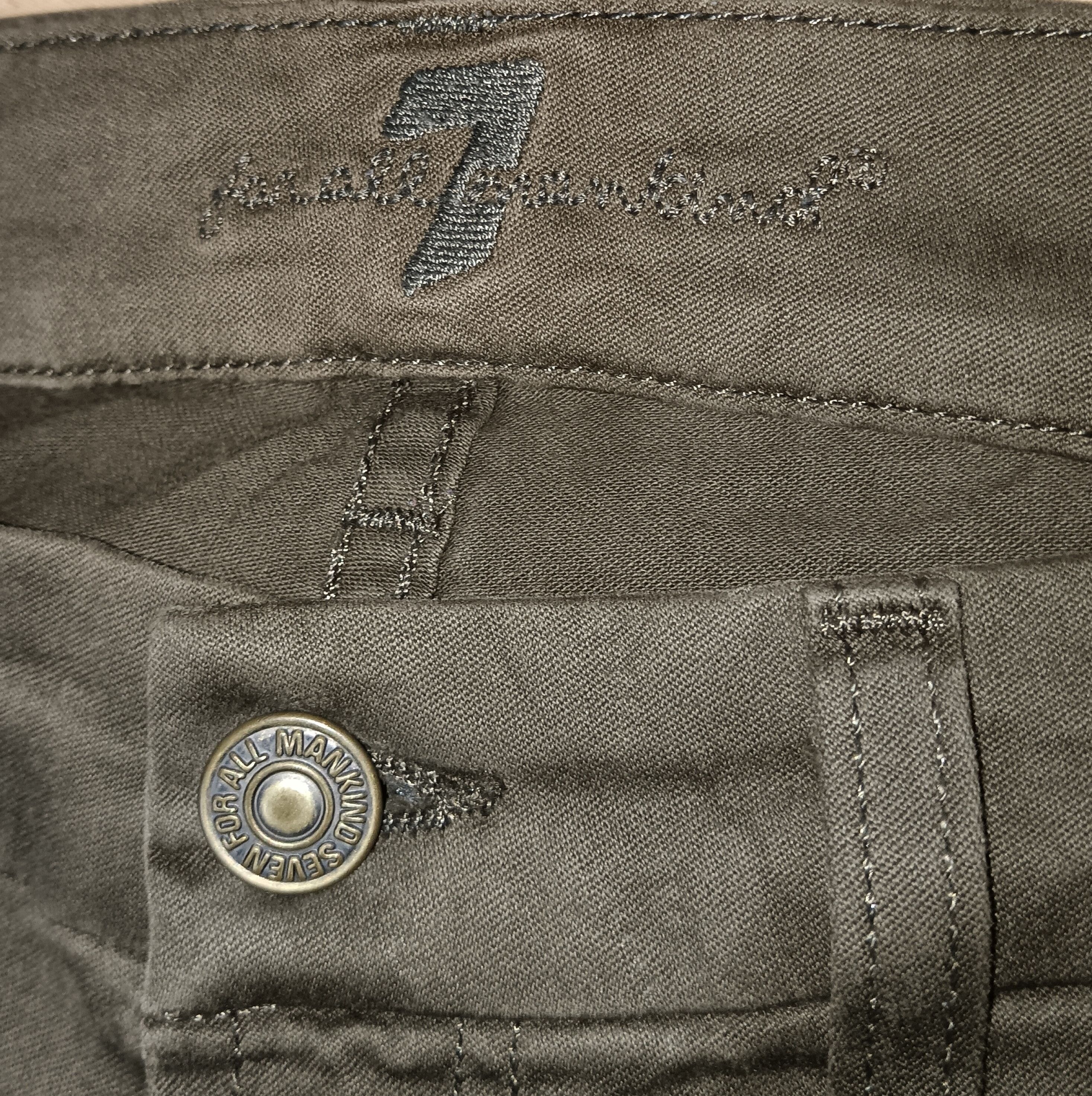 7 For All Mankind 7 FOR ALL MANKIND SKINNY STRETCH PANT Size US 32 / EU 48 - 5 Thumbnail