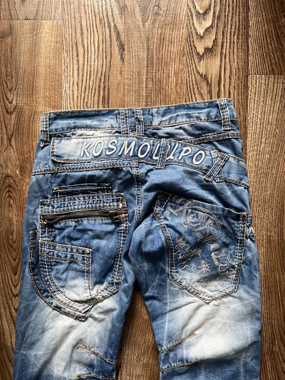 Japanese Brand Vintage Japanese Style KosmoLupo Y2K jeans Size US 29 - 3 Thumbnail