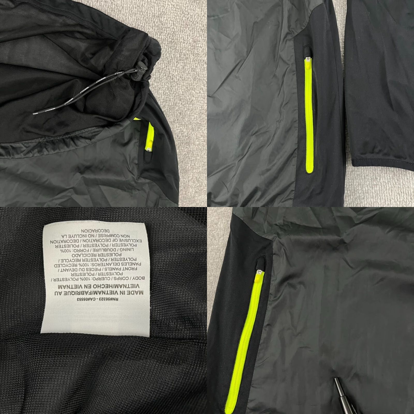 Nike Nike Jacket Mens Large Black 1/4 Zip Pullover Golf Course Builders Ass. Size US L / EU 52-54 / 3 - 8 Thumbnail