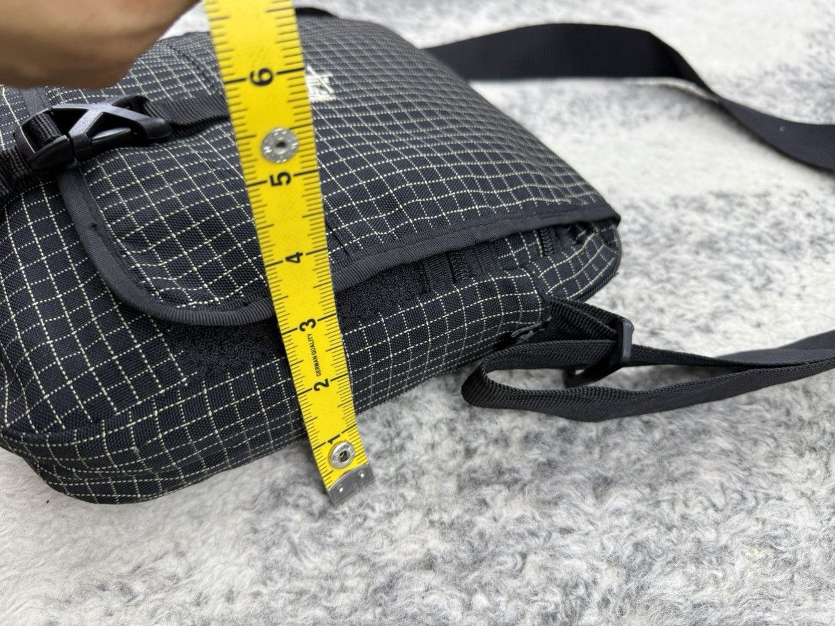 Stussy Vintage RARE 90s STUSSY Small Checked Flip On Sling Bag Size ONE SIZE - 20 Thumbnail