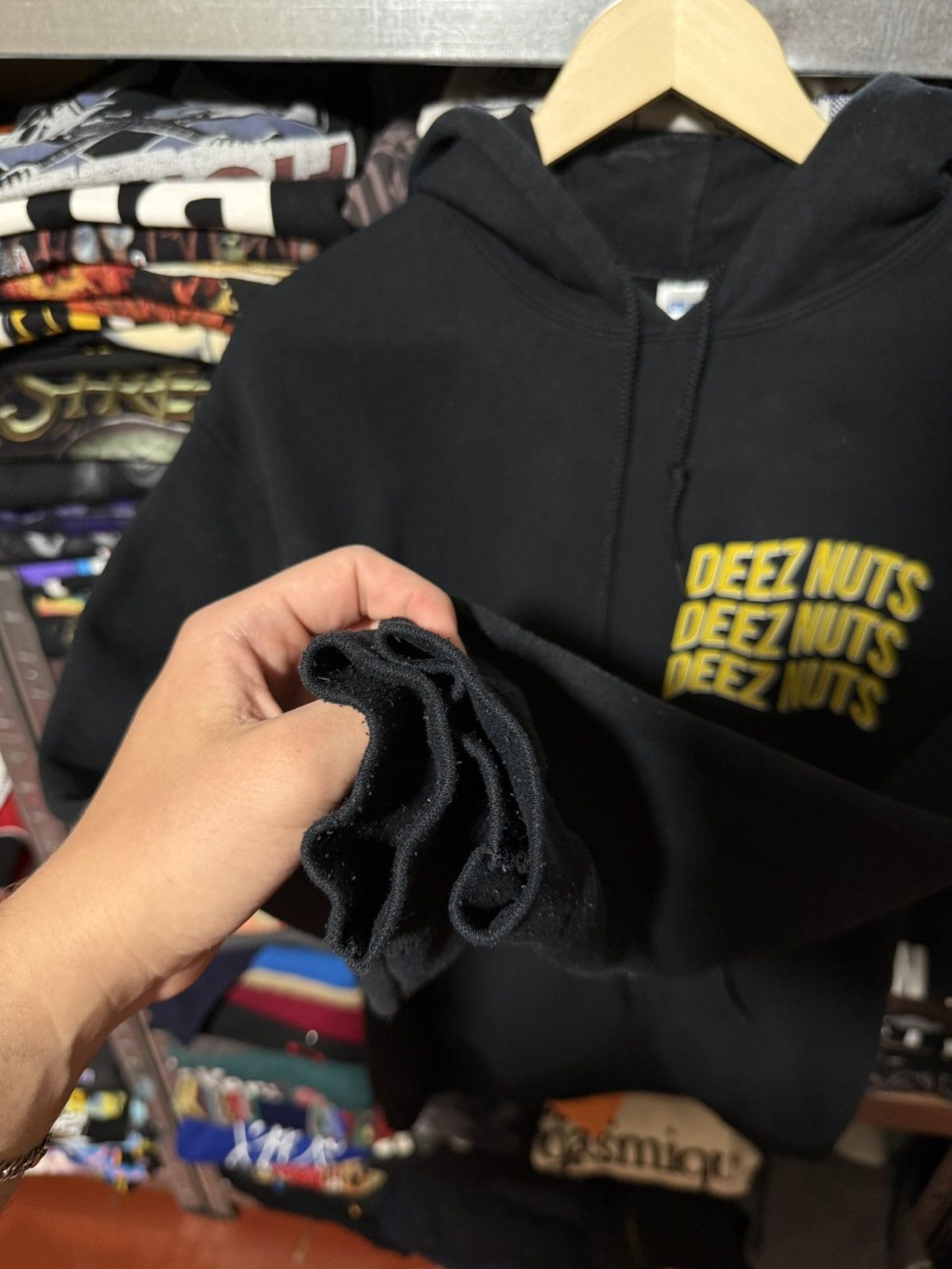 Band Tees Vintage 2000’s Deez Nuts Rock Band Retro Hoodie Y2K Hype Size US M / EU 48-50 / 2 - 6 Thumbnail