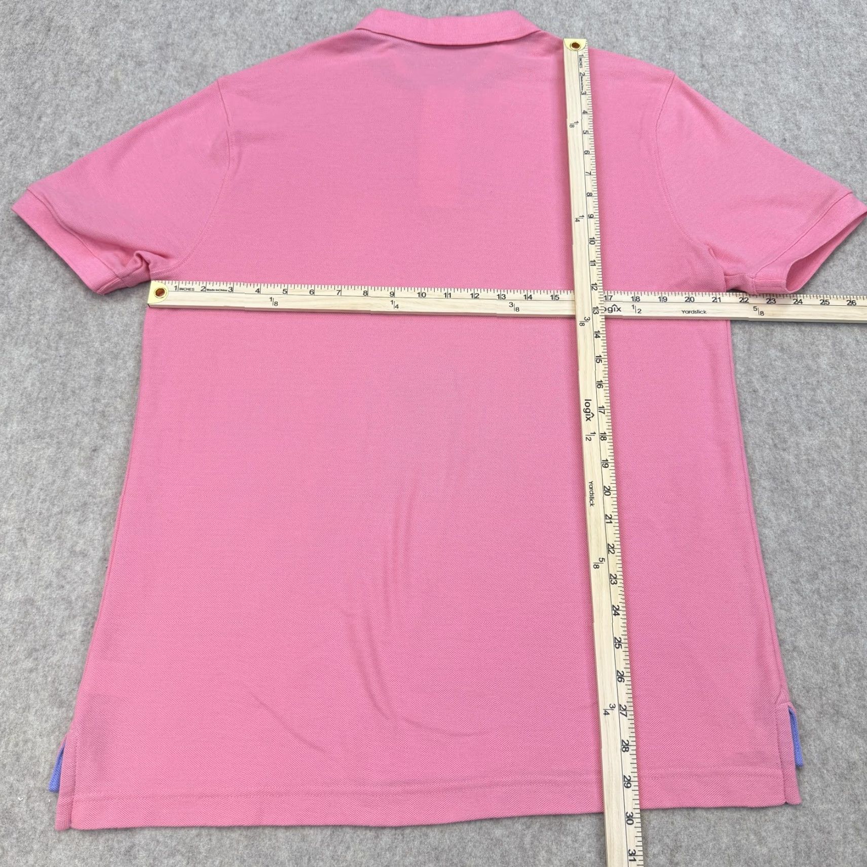 Vintage Saddlebred Polo Shirt Mens Medium Pink Comfort Flex Moisture Wicking UPF 15 Size US M / EU 48-50 / 2 - 5 Thumbnail