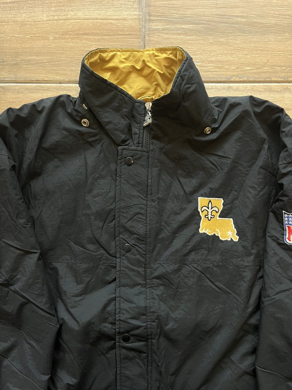 NFL × Starter × Vintage Vtg Starter New Orleans Saints Jacket Size US L / EU 52-54 / 3 - 9 Thumbnail