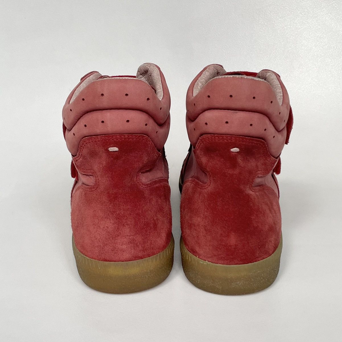 Maison Margiela OG Velcro Red Suede GAT Sneakers Size US 8 / EU 41 - 11 Thumbnail