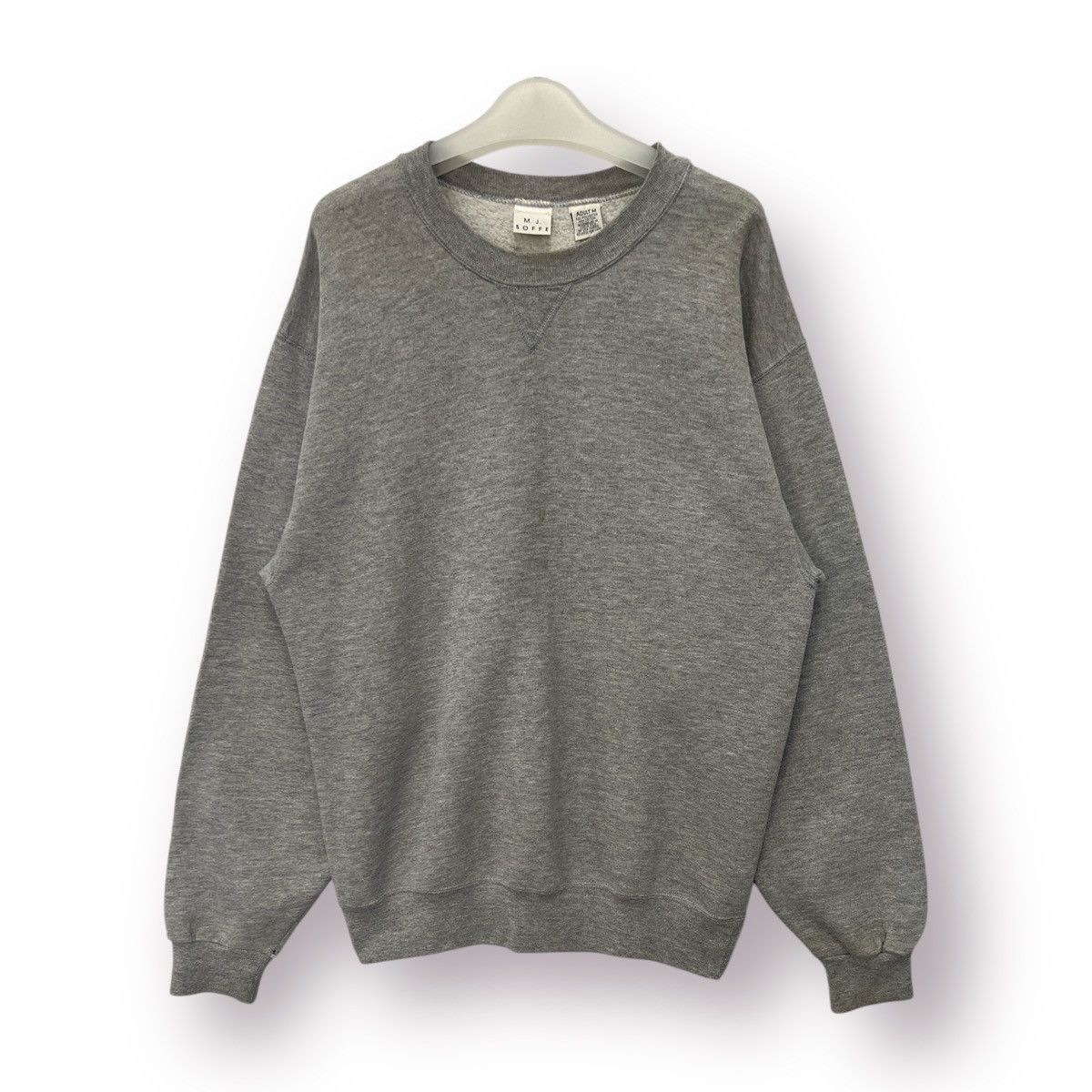 Vintage 🔥 Vintage 90's M.J Soffe Made in USA Plain Sweatshirt - M Size US M / EU 48-50 / 2 - 1 Thumbnail