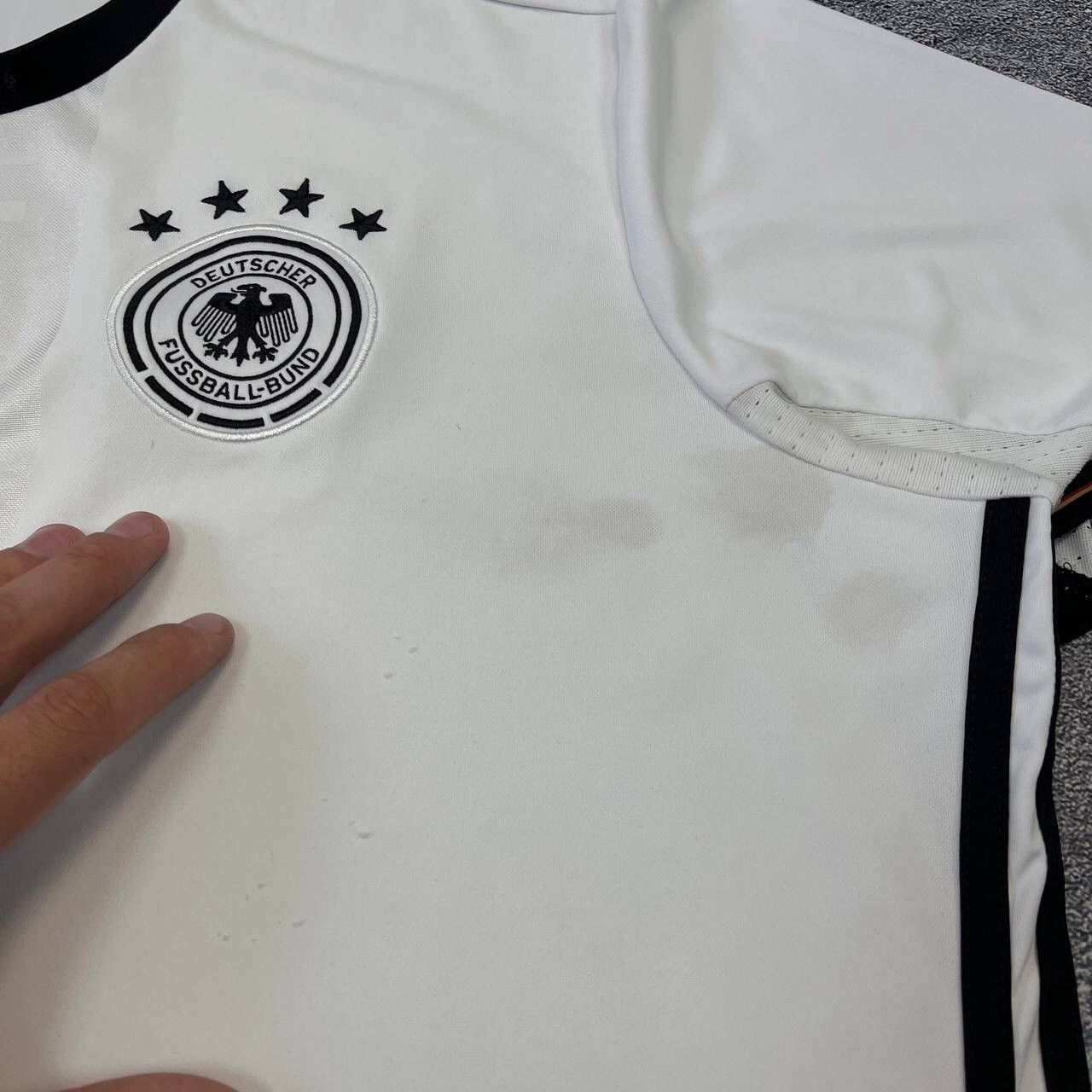 Adidas Vintage Adidas Germany Bundesteam Home 2015/2016 Football Size US XXL / EU 58 / 5 - 13 Thumbnail