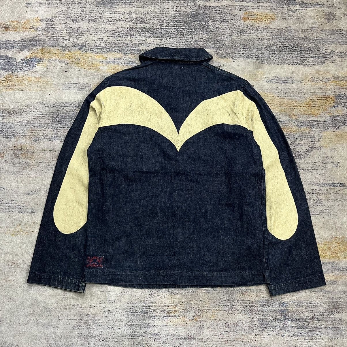 Evisu Rare Vintage 90s evisu 1956 daicock big logo coverall jacket Size US M / EU 48-50 / 2 - 1 Thumbnail