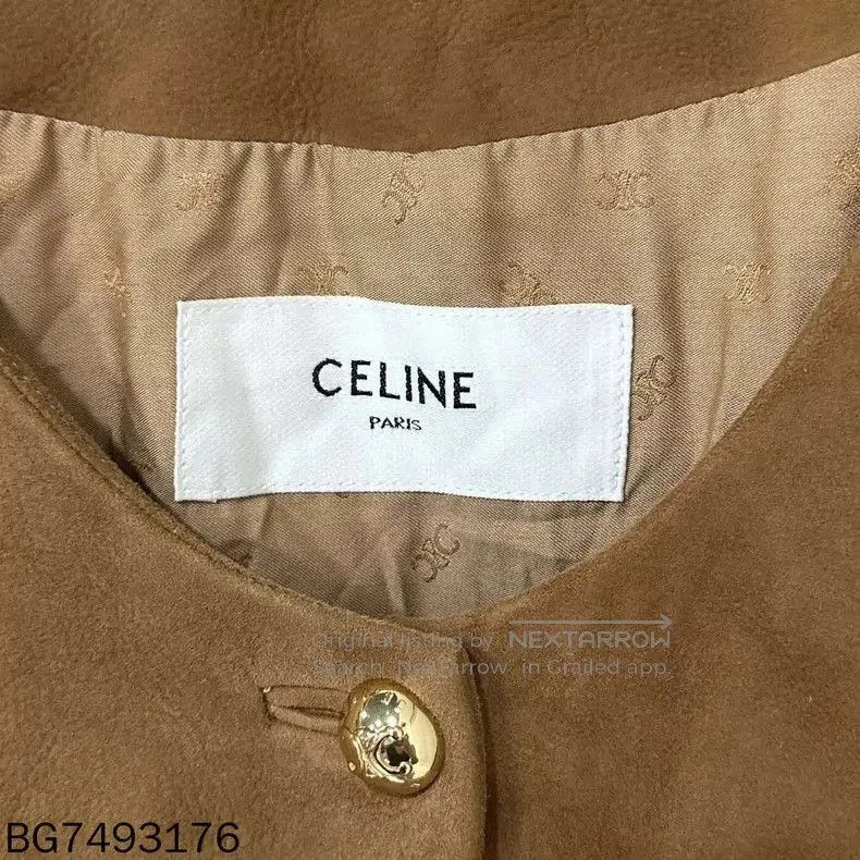 Celine Celine Brown Suede Leather Jacket. Size US M / EU 48-50 / 2 - 4 Thumbnail