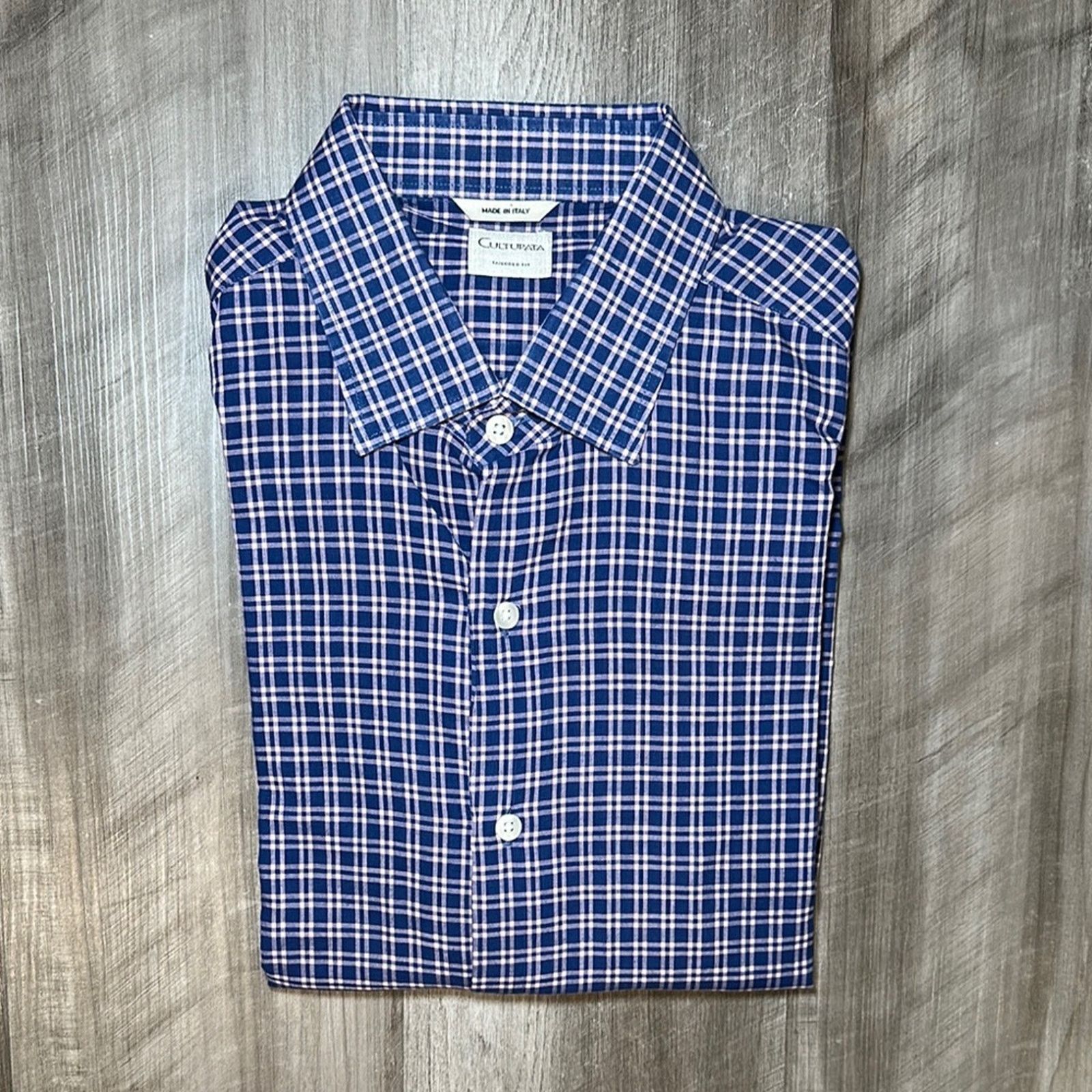 Culturata Culturata Made in Italy Tailored Fit Long Sleeve - XL Size US XL / EU 56 / 4 - 1 Thumbnail