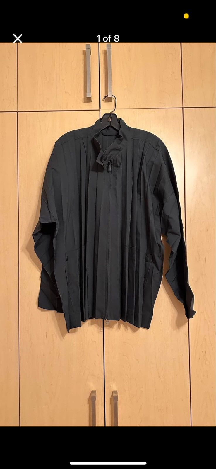 Pleats Please Issey Miyake Homme Plisse Issey Miyake Charcoal Edge Jacket Size US L / EU 52-54 / 3 - 3 Thumbnail