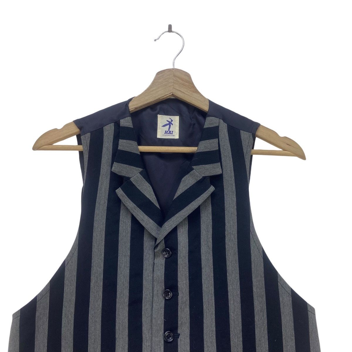 Hai Sporting Gear Hai Sporting Gear by Issey Miyake Striped Vests Size US XS / EU 42 / 0 - 5 Thumbnail