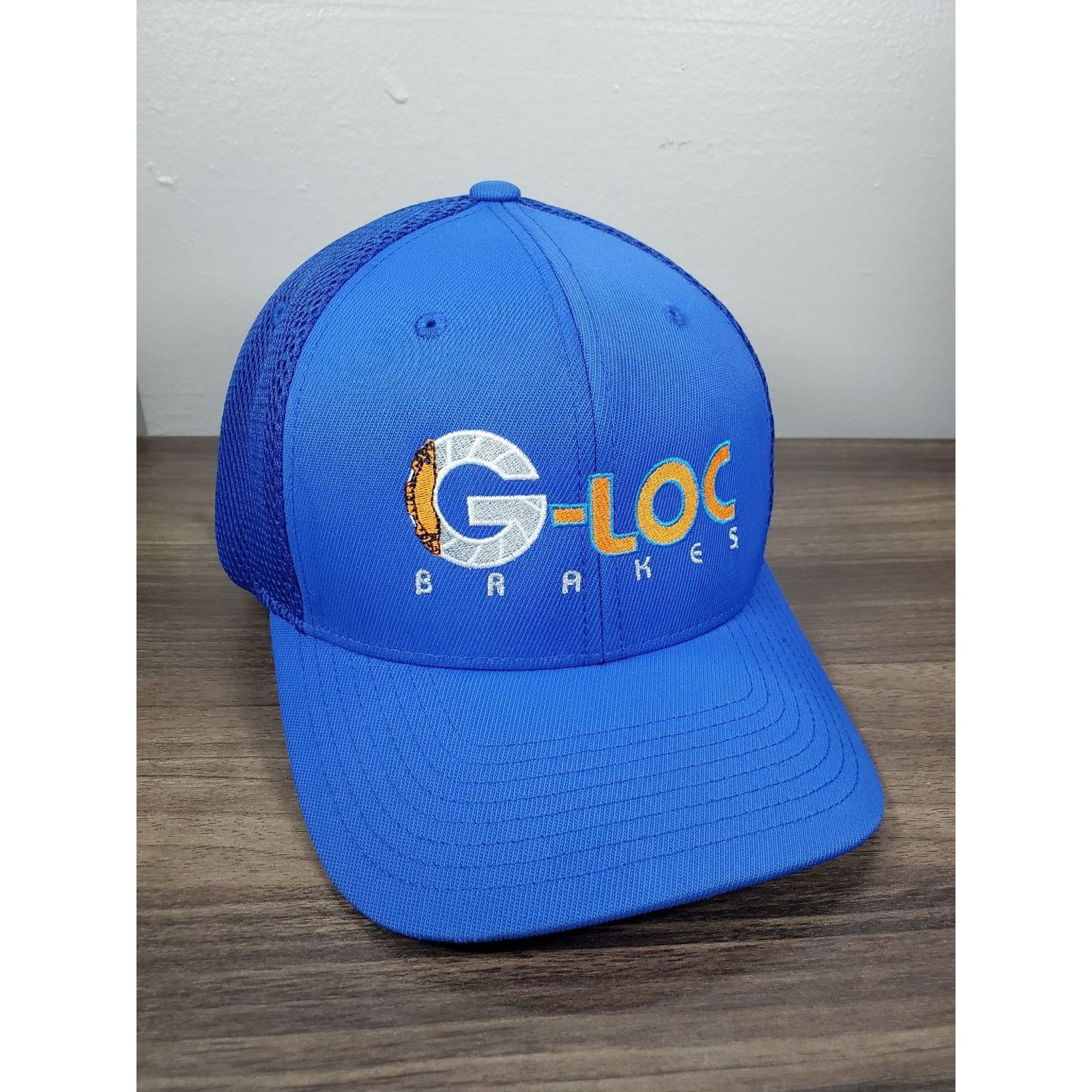 NASCAR G-LOC Brakes Hat Flexfit L-XL Mesh Back Cap Car Truck Racing Size ONE SIZE - 1 Thumbnail