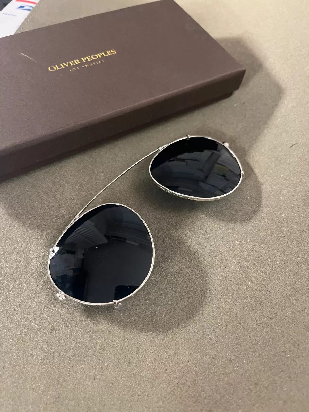 Oliver Peoples OLIVER PEOPLES MP-2 CLIP ON in Blue Lens OV1104C 503680 46 Size 46 - 5 Thumbnail