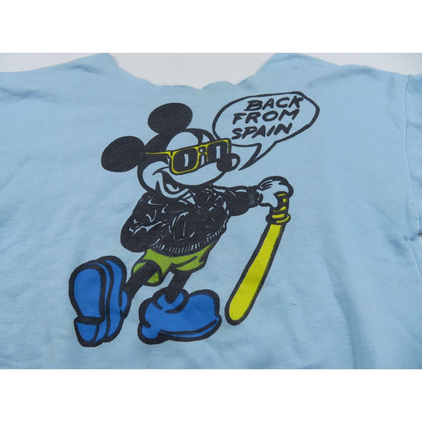 Other Mickey Mouse Sweatshirt, Back From Spain, Womens Sz L? 1980s Size L / US 10 / IT 46 - 2 Thumbnail
