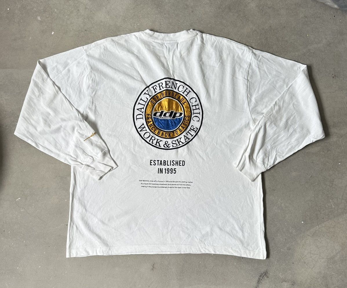 Japanese Brand VINTAGE DDP FRANCE SKATE LONG SLEEVE TEE Size US XL / EU 56 / 4 - 1 Thumbnail
