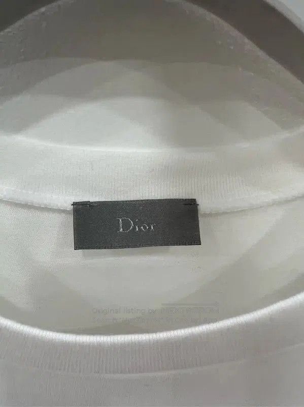 Dior Dior White Cotton Short Sleeve T-Shirt . Size US XL / EU 56 / 4 - 5 Thumbnail
