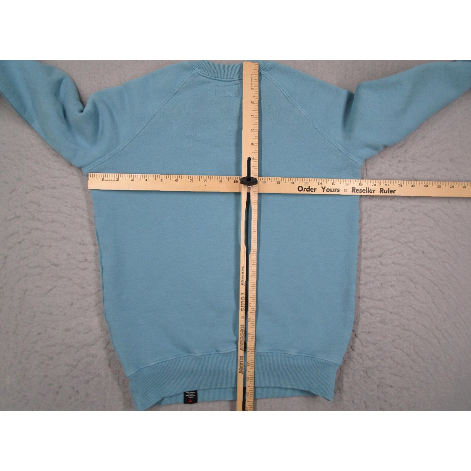 Vintage American Giant Sweatshirt Women XS Blue Crewneck Raglan Pullover Fleece Casual Made in USA Size XS / US 0-2 / IT 36-38 - 6 Thumbnail