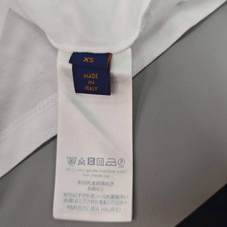 Louis Vuitton Louis Vuitton White embroidered classic logo short sleeve p Size US XS / EU 42 / 0 - 6 Thumbnail