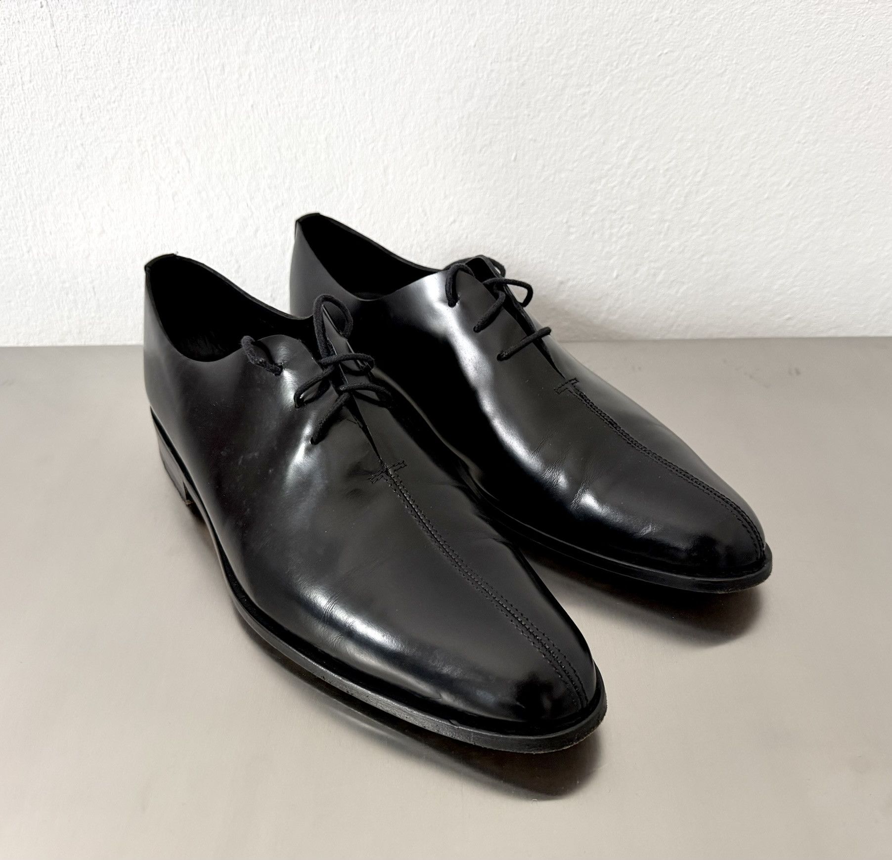 Helmut Lang Helmut Lang Minimal Derby Shoes Black 44 Size US 11 / EU 44 - 2 Thumbnail