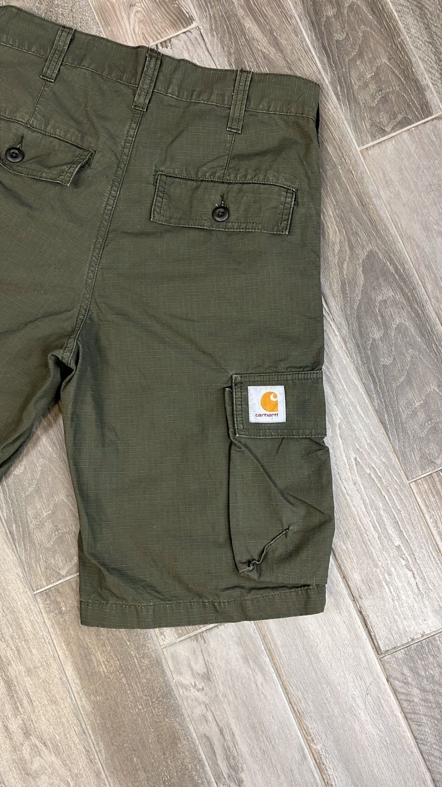 Carhartt × Carhartt Wip Hype Cargo Carhartt millitary short Size US 29 - 3 Thumbnail