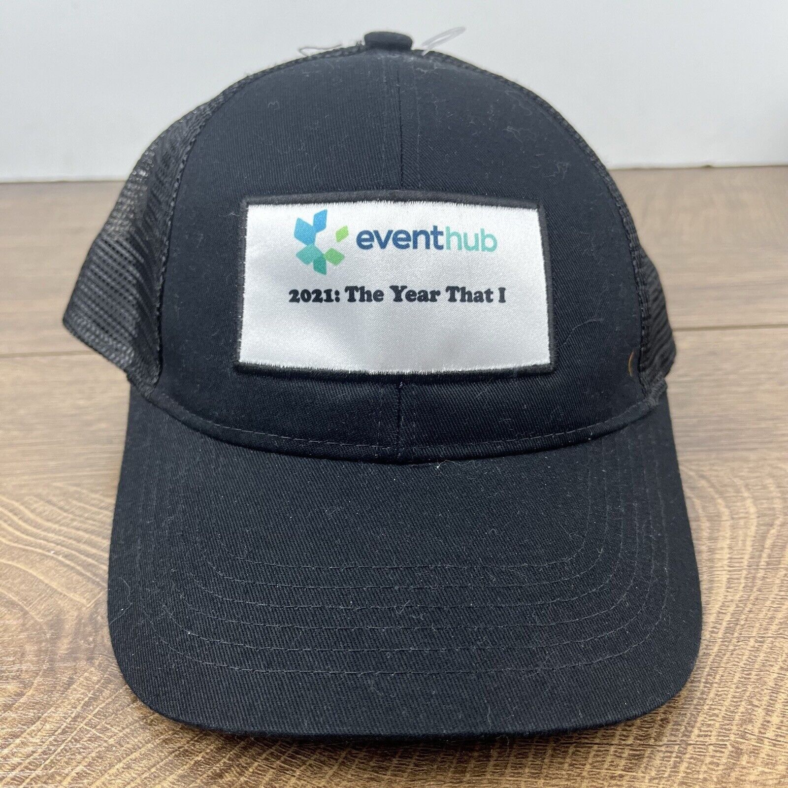 Other Event Hub Hat 2021 the Year that I Adjustable Hat Black Hat Size ONE SIZE - 4 Thumbnail