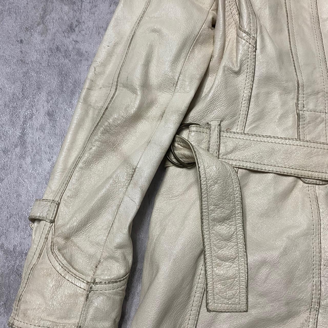 Other Cream Vero Moda jacket with zip up pockets and belt #jacket Size S / US 4 / IT 40 - 7 Thumbnail