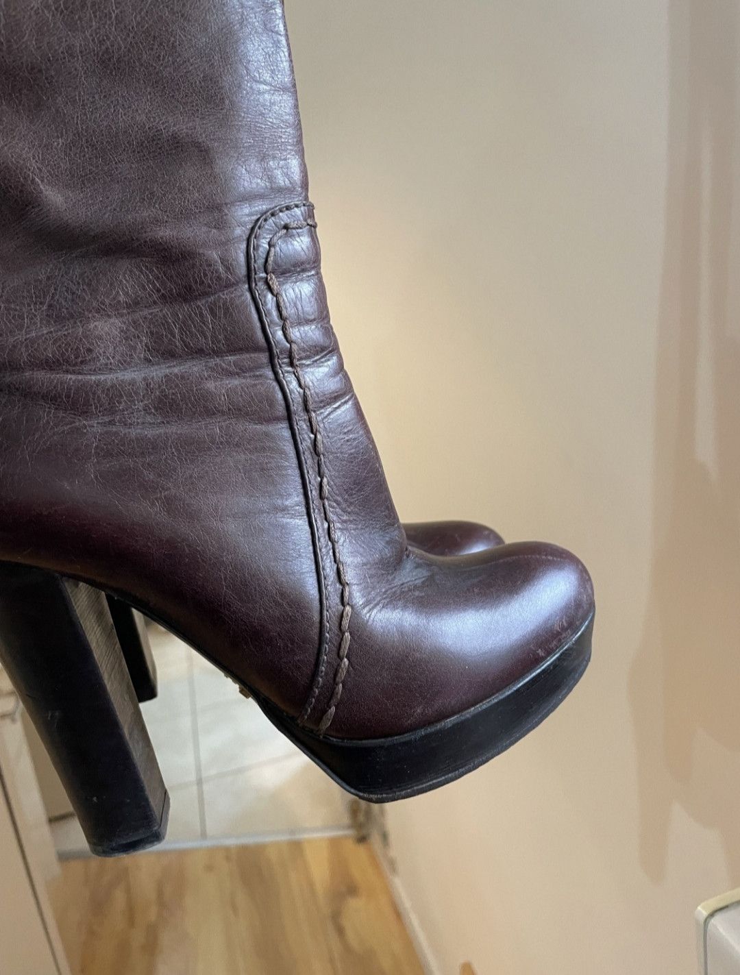 Prada Prada Milano Leather Long Boots Size US 6 / IT 36 - 6 Thumbnail