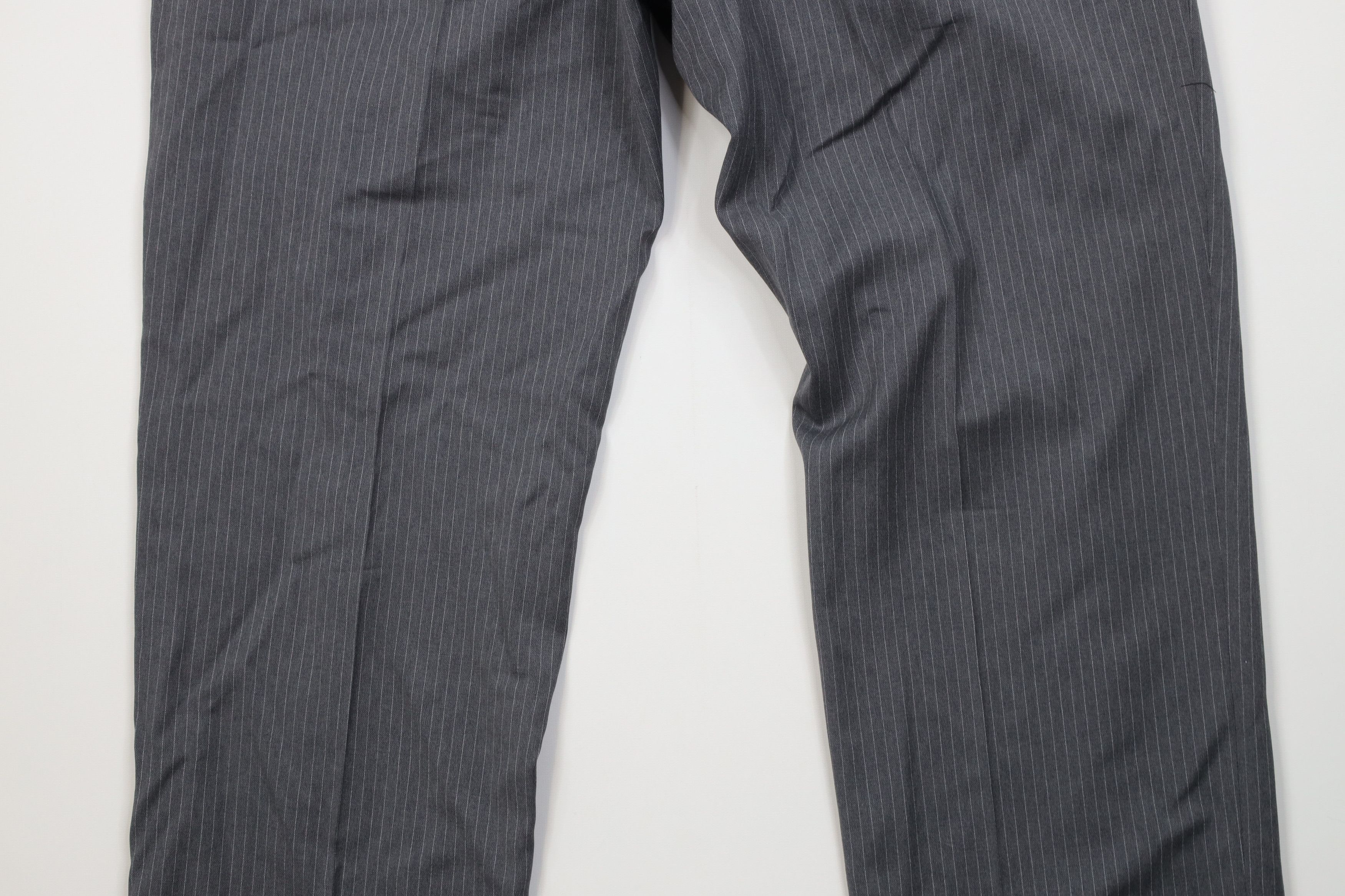 Tommy Hilfiger Vintage 90s Tommy Hilfiger Pinstriped Wide Leg Chino Pants Size US 36 / EU 52 - 10 Thumbnail