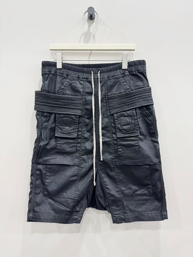 Rick Owens Rick Owens Double Ring Waxed Shorts - dmc Size US 30 / EU 46 - 1 Thumbnail