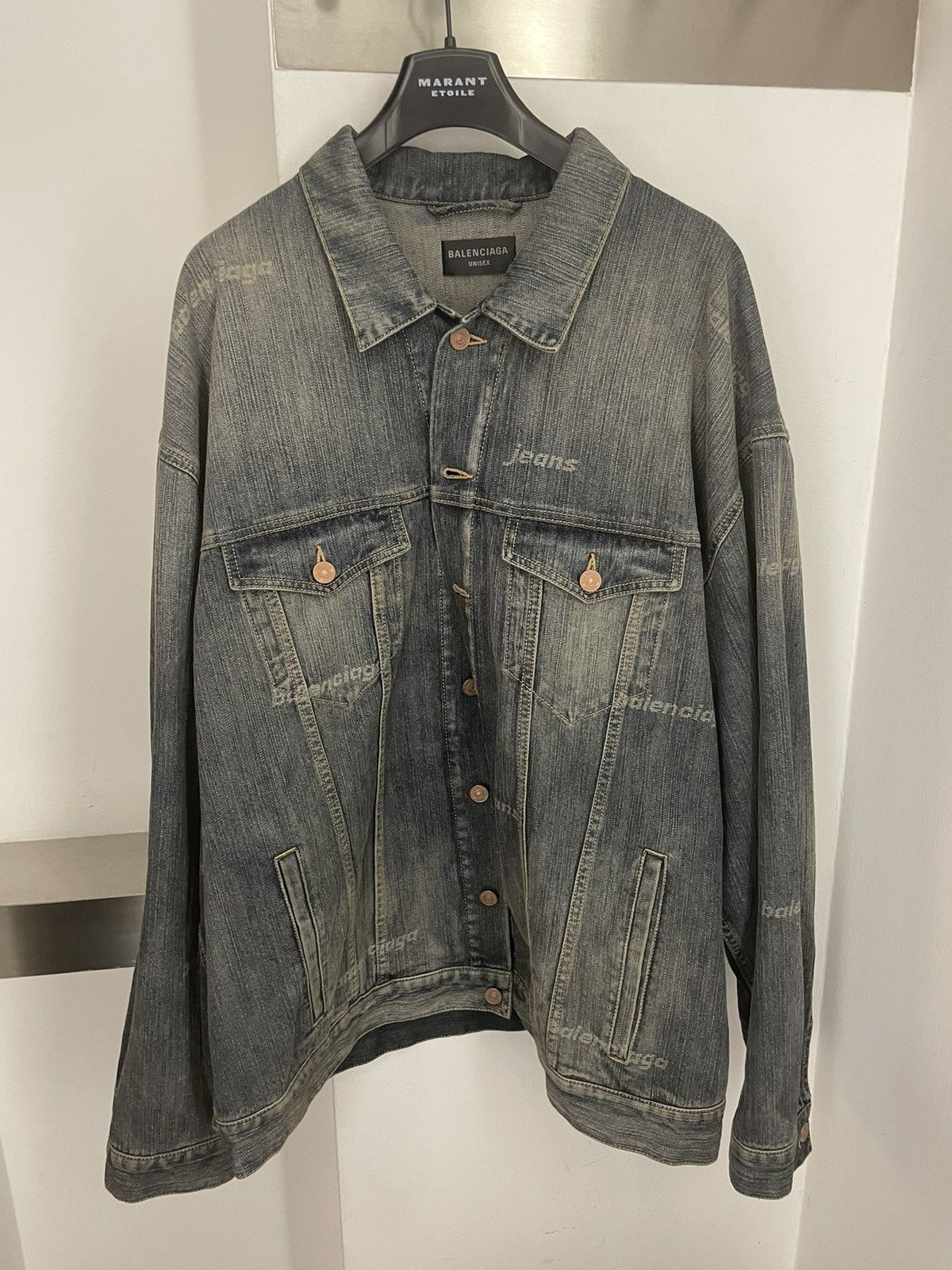 Balenciaga Balenciaga denim jacket Size US L / EU 52-54 / 3 - 10 Thumbnail