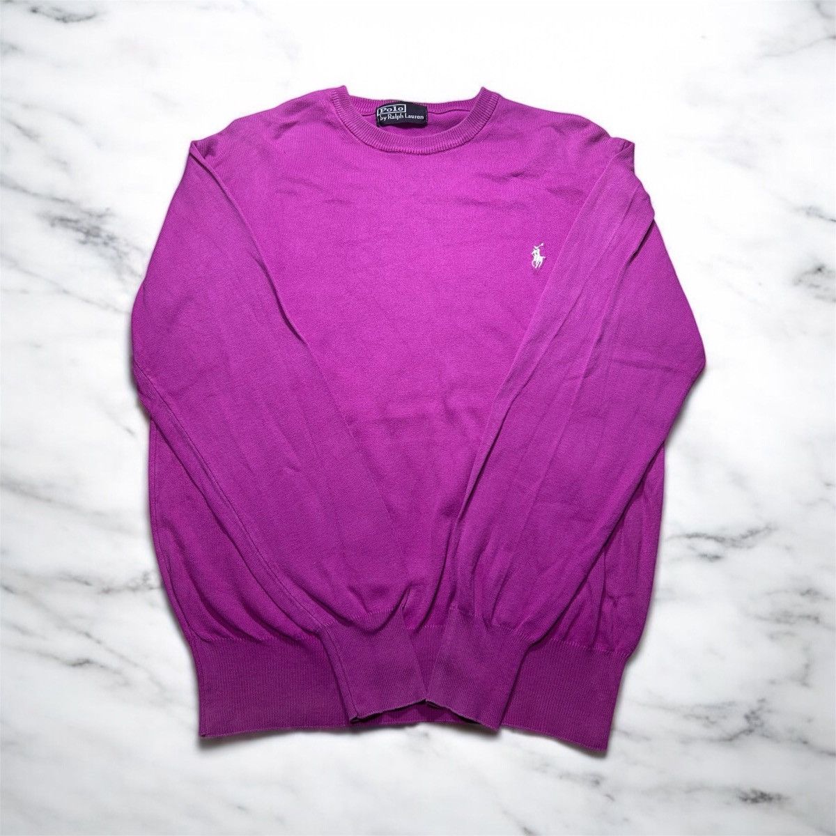 Designer × Polo Ralph Lauren × Vintage Polo Ralph Lauren Knit Sweater Size US M / EU 48-50 / 2 - 2 Thumbnail