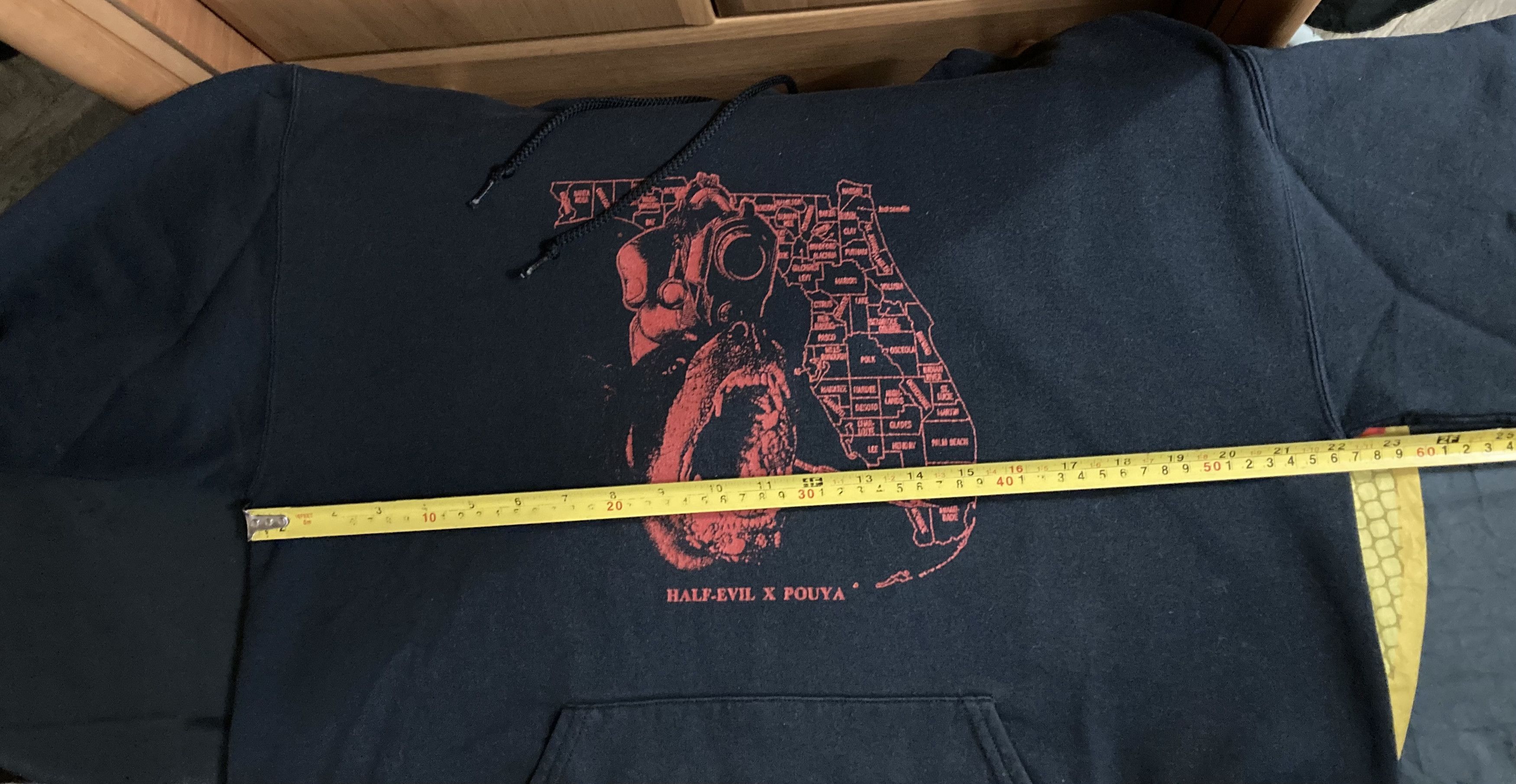 Half Evil Half Evil X Pouya Collab Florida Rap Hoodie Size US L / EU 52-54 / 3 - 6 Thumbnail