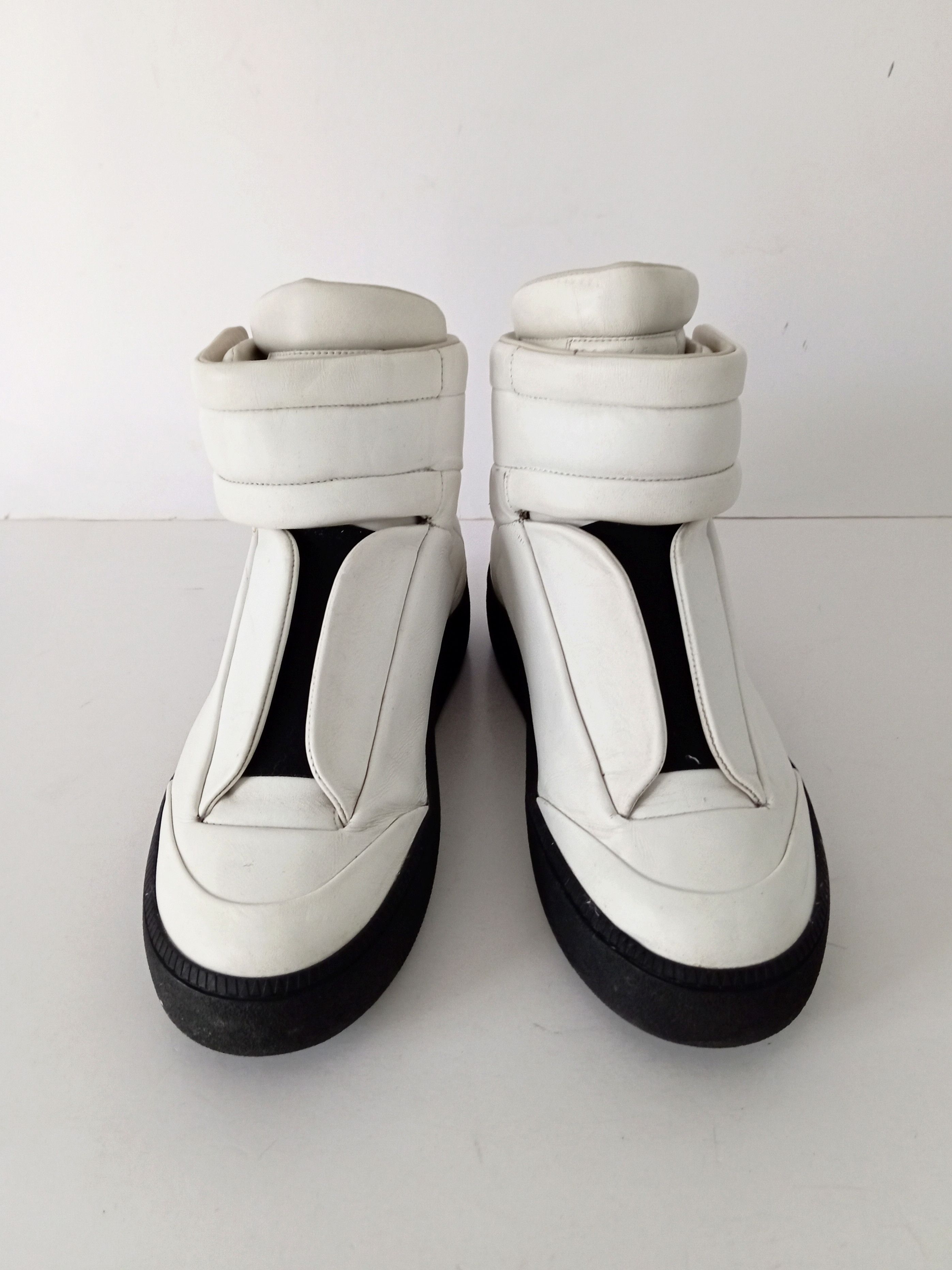 Pre-owned Maison Margiela Future High Sneakers In White