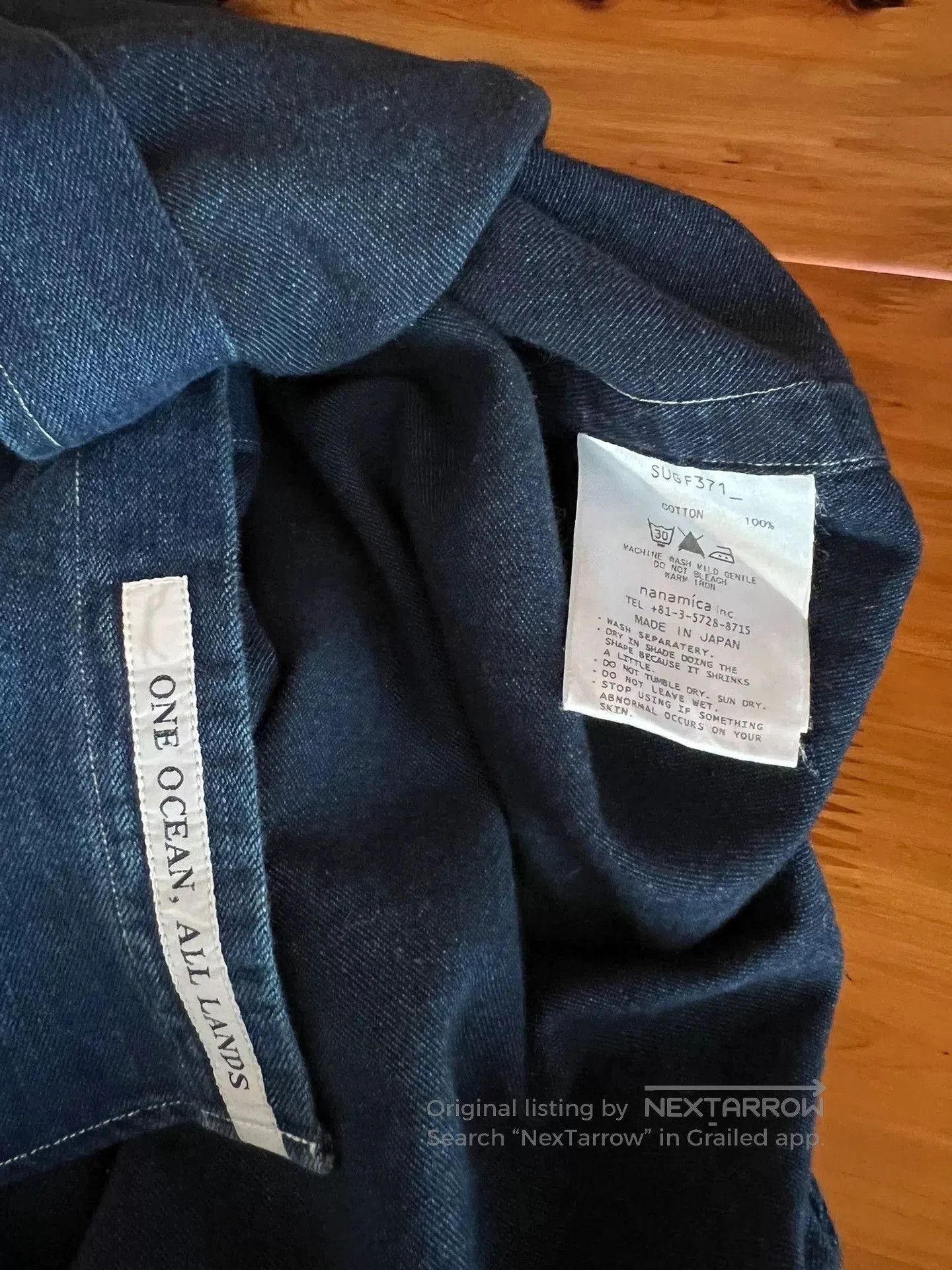 Nanamica Nanamica Japanese Indigo Denim Shirt. Size US S / EU 44-46 / 1 - 9 Thumbnail