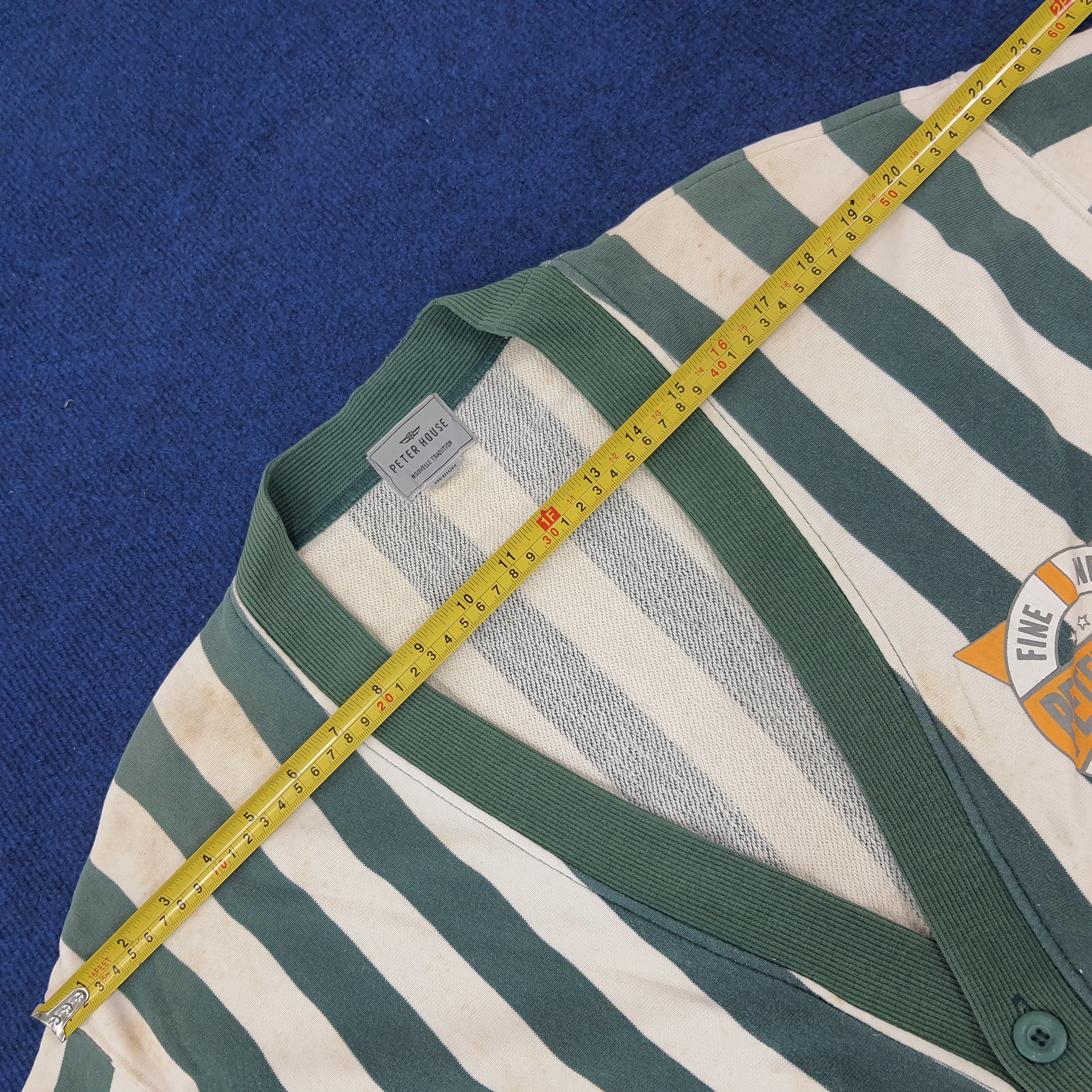Designer × Vintage Vintage Peter House Work Play Striped Cardigans Size US M / EU 48-50 / 2 - 8 Thumbnail