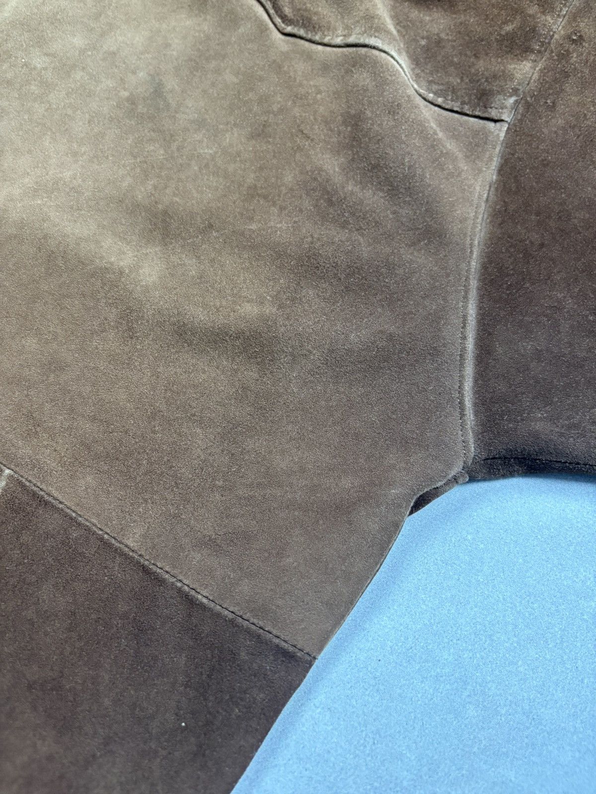 Yves Saint Laurent Yves Saint Laurent Archive 80s Suede Work Jacket YSL Vintage Size US XL / EU 56 / 4 - 22 Thumbnail