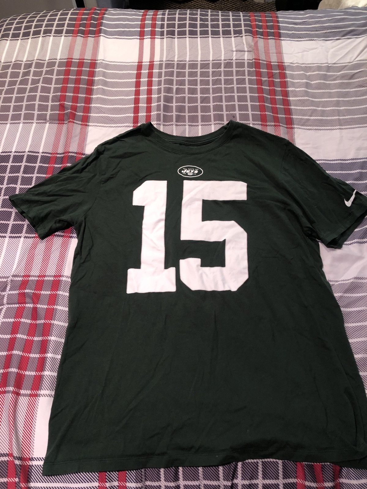 Nike Jets marshall #15 tee Size US L / EU 52-54 / 3 - 1 Thumbnail