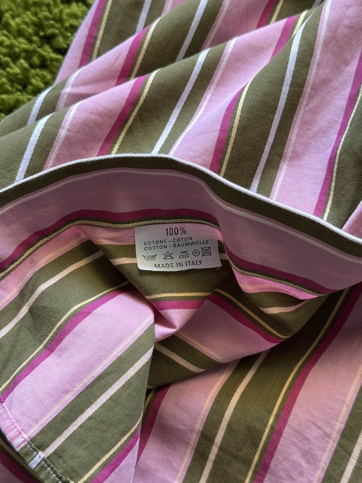 Designer × Etro × Vintage Etro 2000s vintage coloured striped buttons up shirt Size US M / EU 48-50 / 2 - 6 Thumbnail