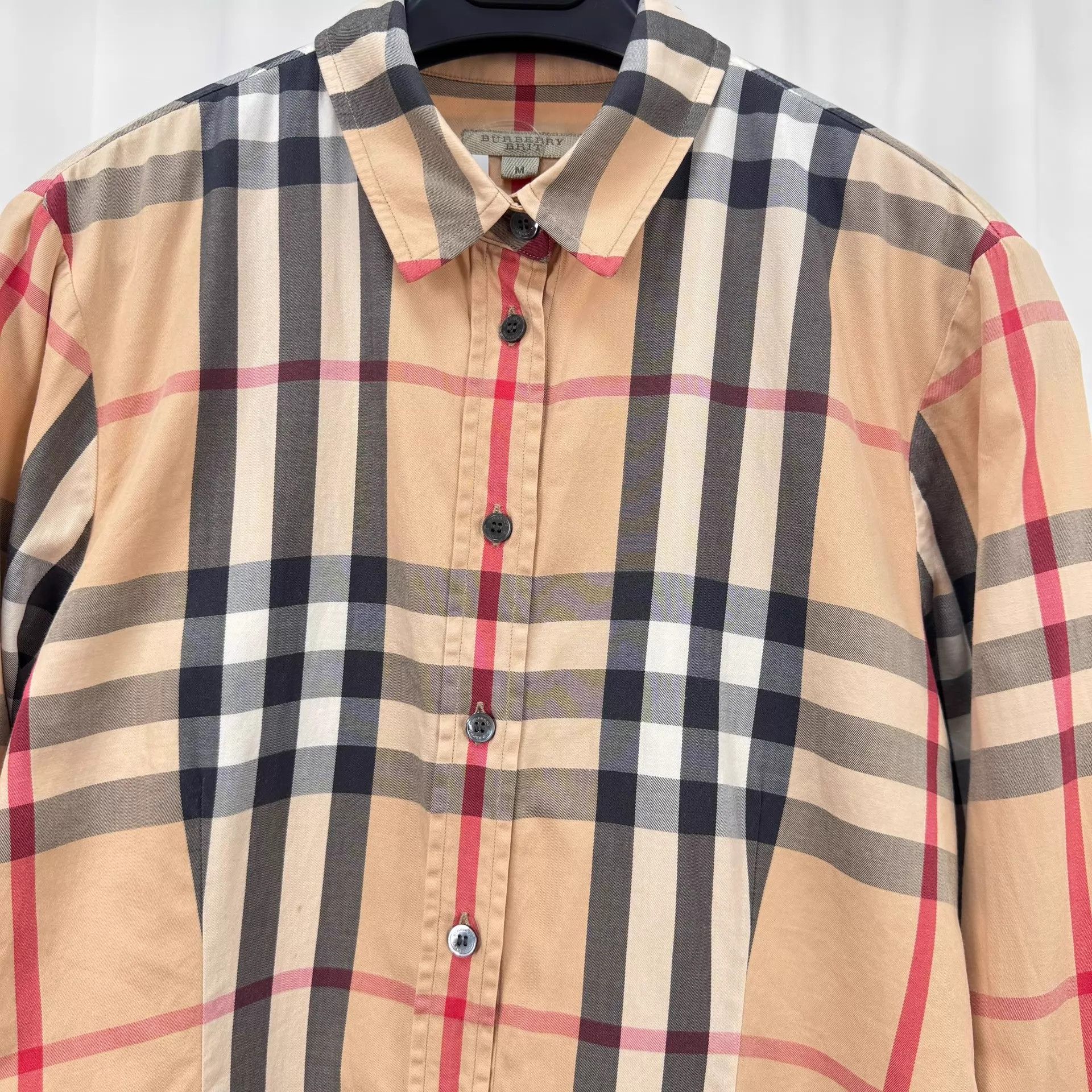 Burberry Burberry Classic Check Long Sleeve Shirt M 98 New Size M / US 6-8 / IT 42-44 - 3 Thumbnail