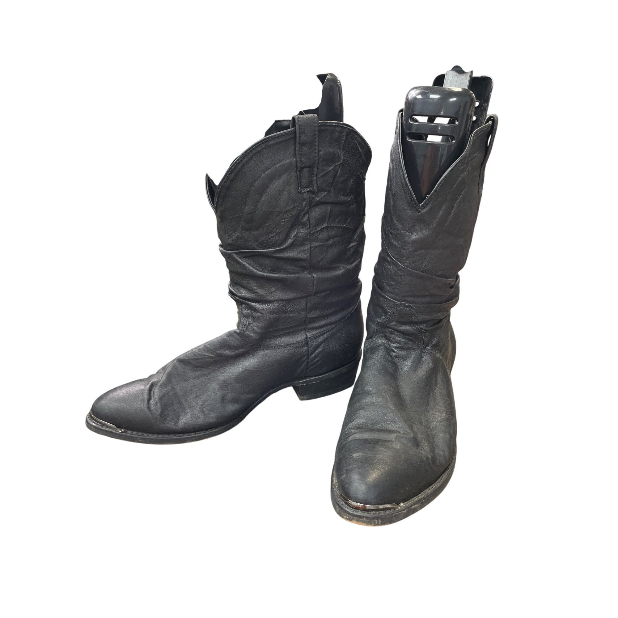 Other Dingo Mens Black Leather Mid-Calf Western Boots Size 13E SKU Size US 13 / EU 46 - 2 Thumbnail