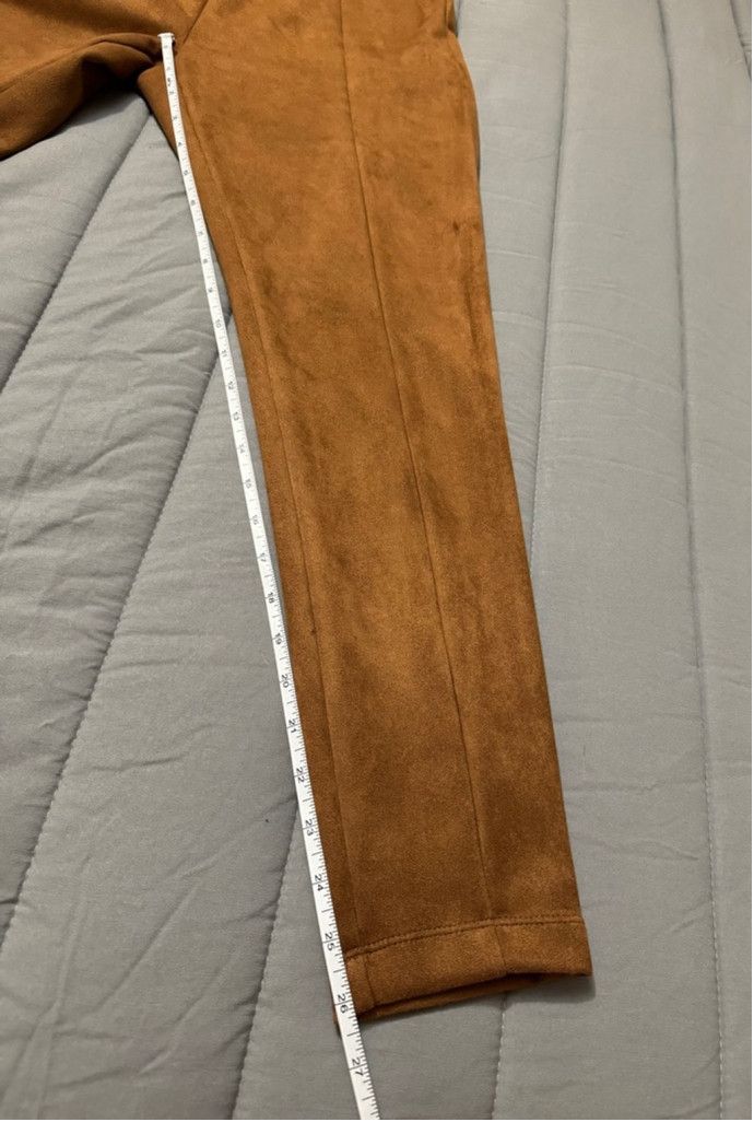 Loft LOFT | Faux Suede Leggings in Fresh Pumpernickel | Small Size 28" / US 6 / IT 42 - 5 Thumbnail