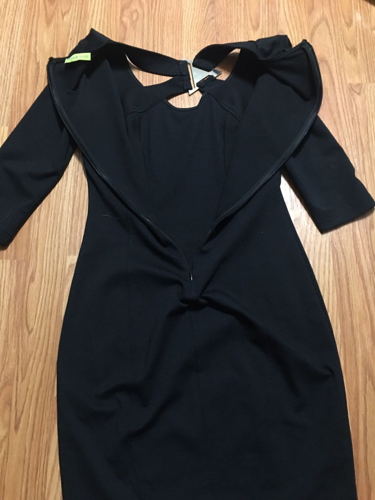 Versace × Versace Jeans Couture VERSACE Jeans Black Designed Dress Size IT42 US6 Size M / US 6-8 / IT 42-44 - 11 Thumbnail