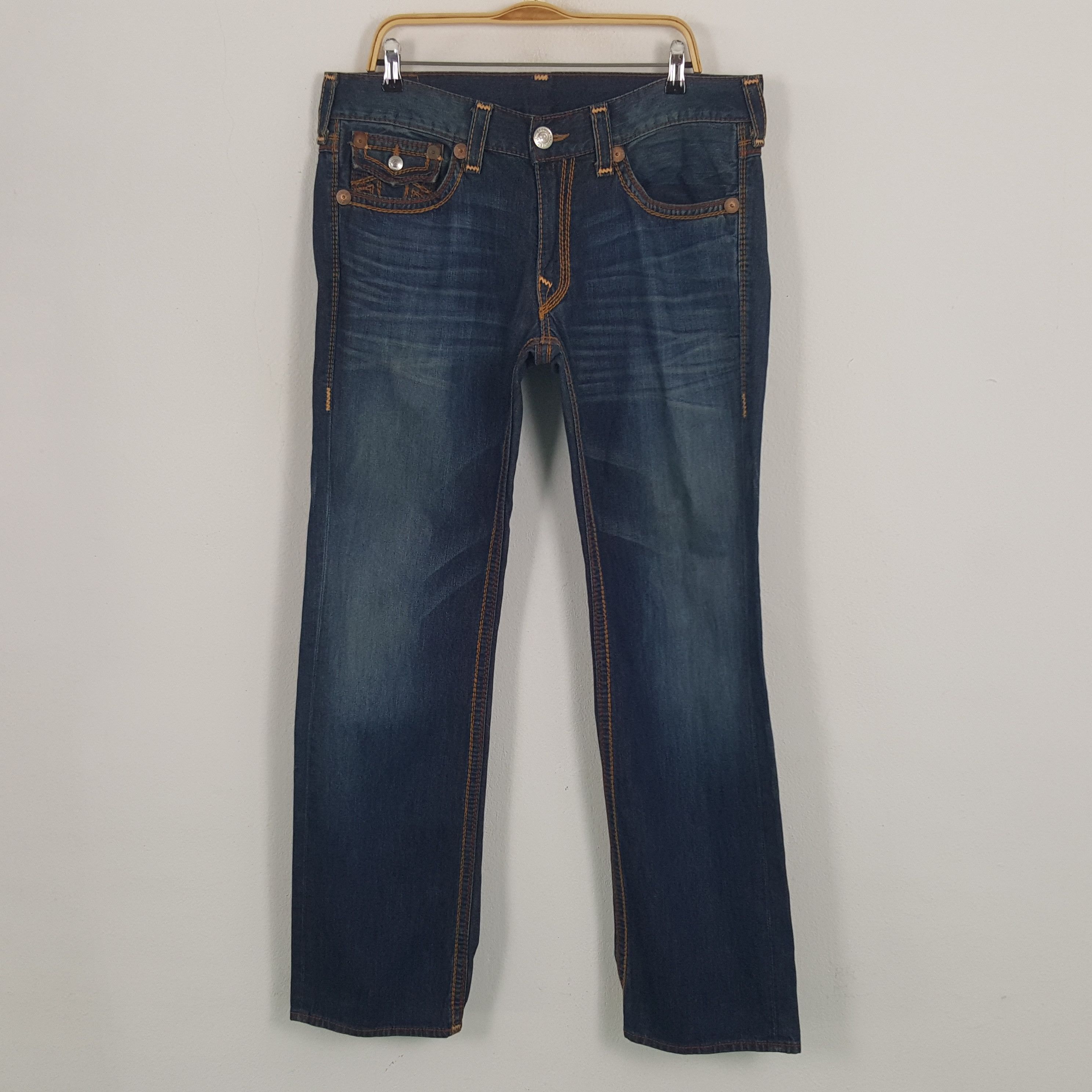 True Religion × Vintage Vintage True Religion USA Denim Jeans Size US 37 - 1 Thumbnail